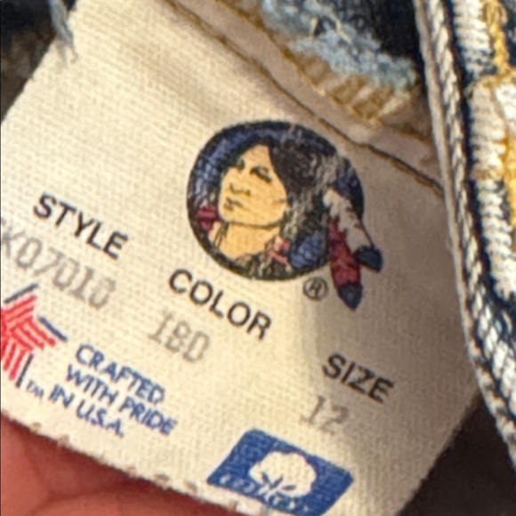 Cherokee vintage stone washed jeans girls size 12 80’s 90’s rare denim pleated - Picture 7 of 8